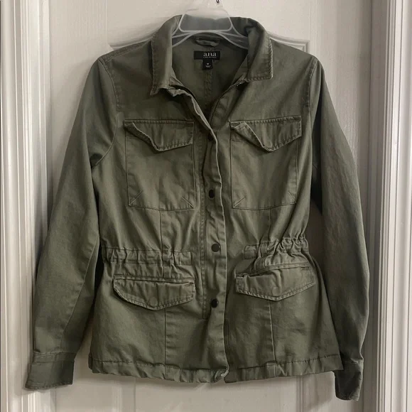 a.n.a Utility Jacket in Olive Green - Picture 1 of 13